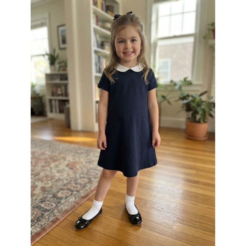 Gap Kids Girls Black Patent Leather Ballet Flats Bow Shoes Size 13 S/774970-01